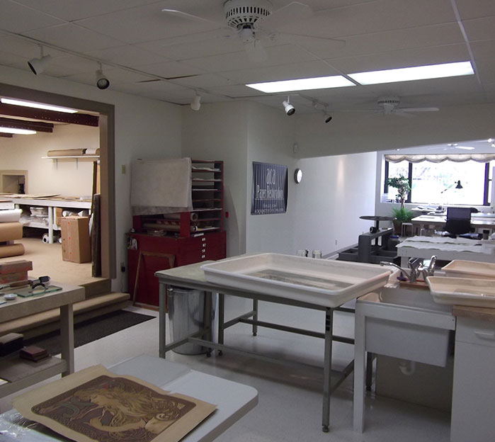 interior view of ACA Paper Restoration studio