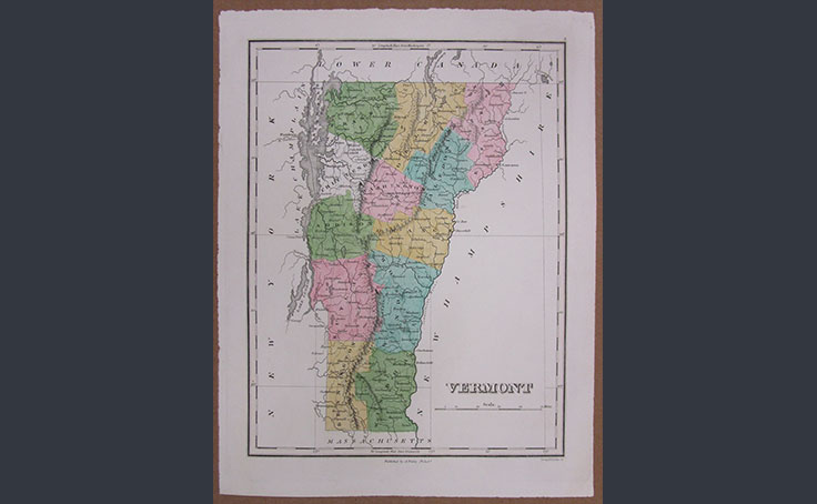 Historical Vermont Map thumbnail