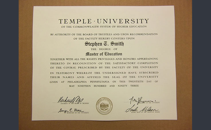 University / College Diploma 